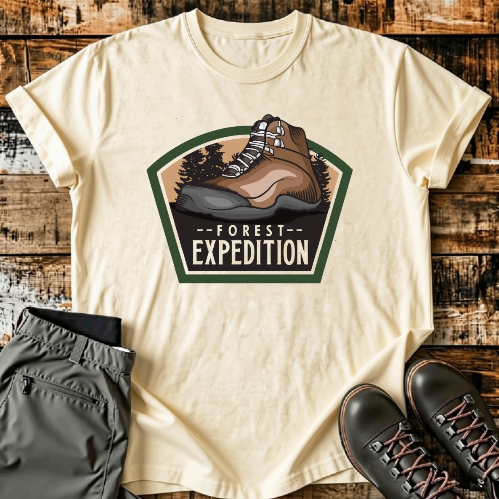 Unisex "Forest Expedition" Hiking Boot Outdoor T-Shirt
